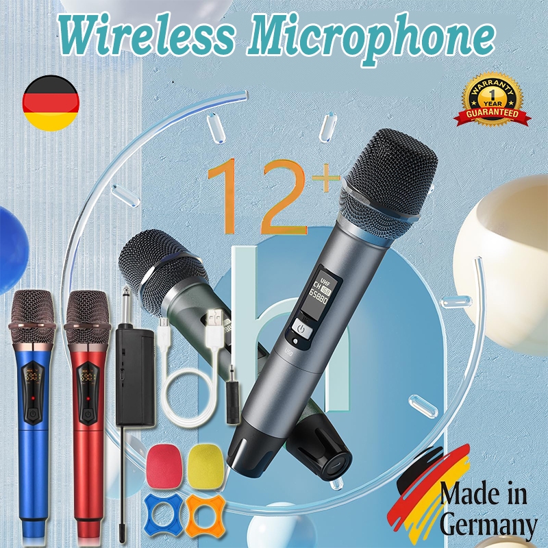 【COD】YAR Professional Wireless Microphone UHF Handheld Rechargeable ...