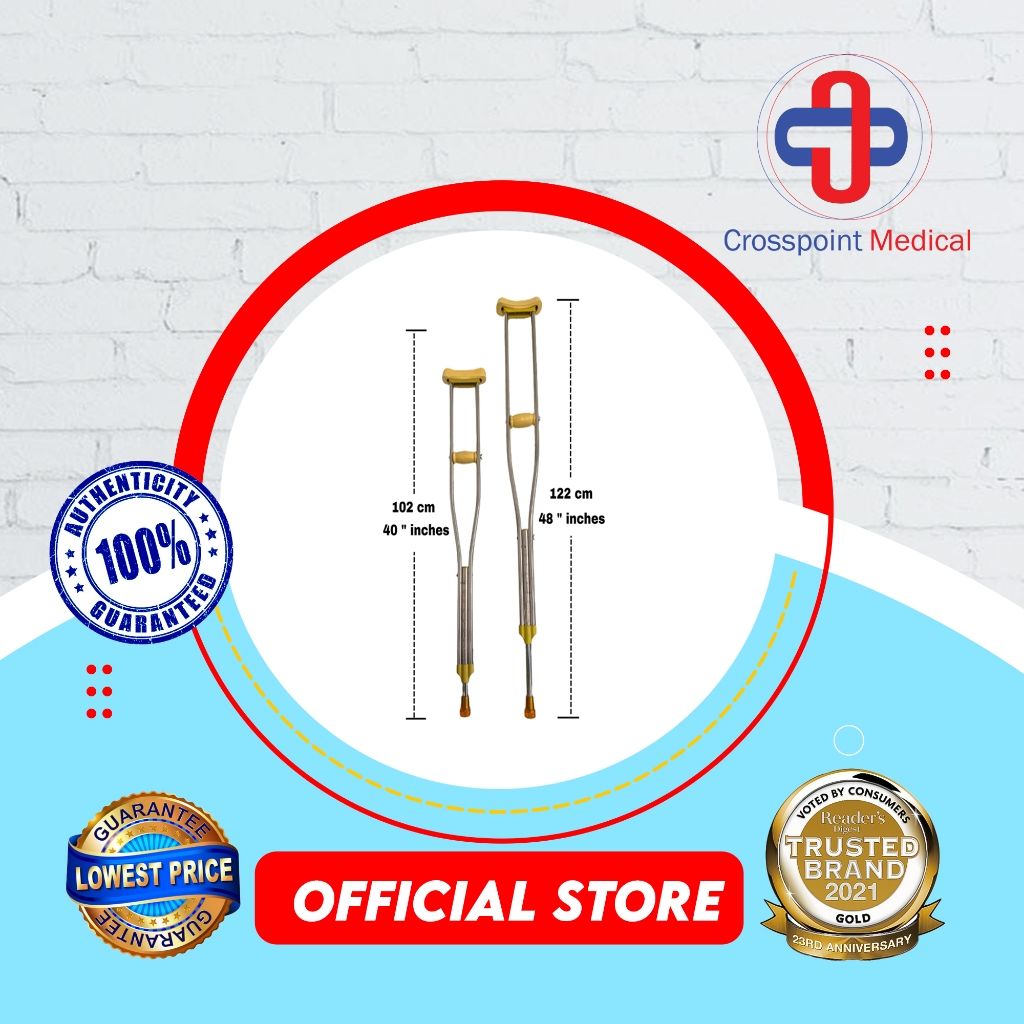 Crosspoint Crutches For Adult | Shopee Philippines