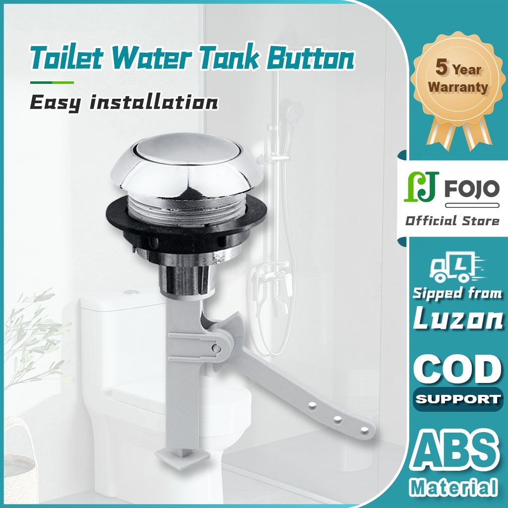 【FOJO】Toilet Flush Button Replacement Single Flush Toilet Water Tank ...