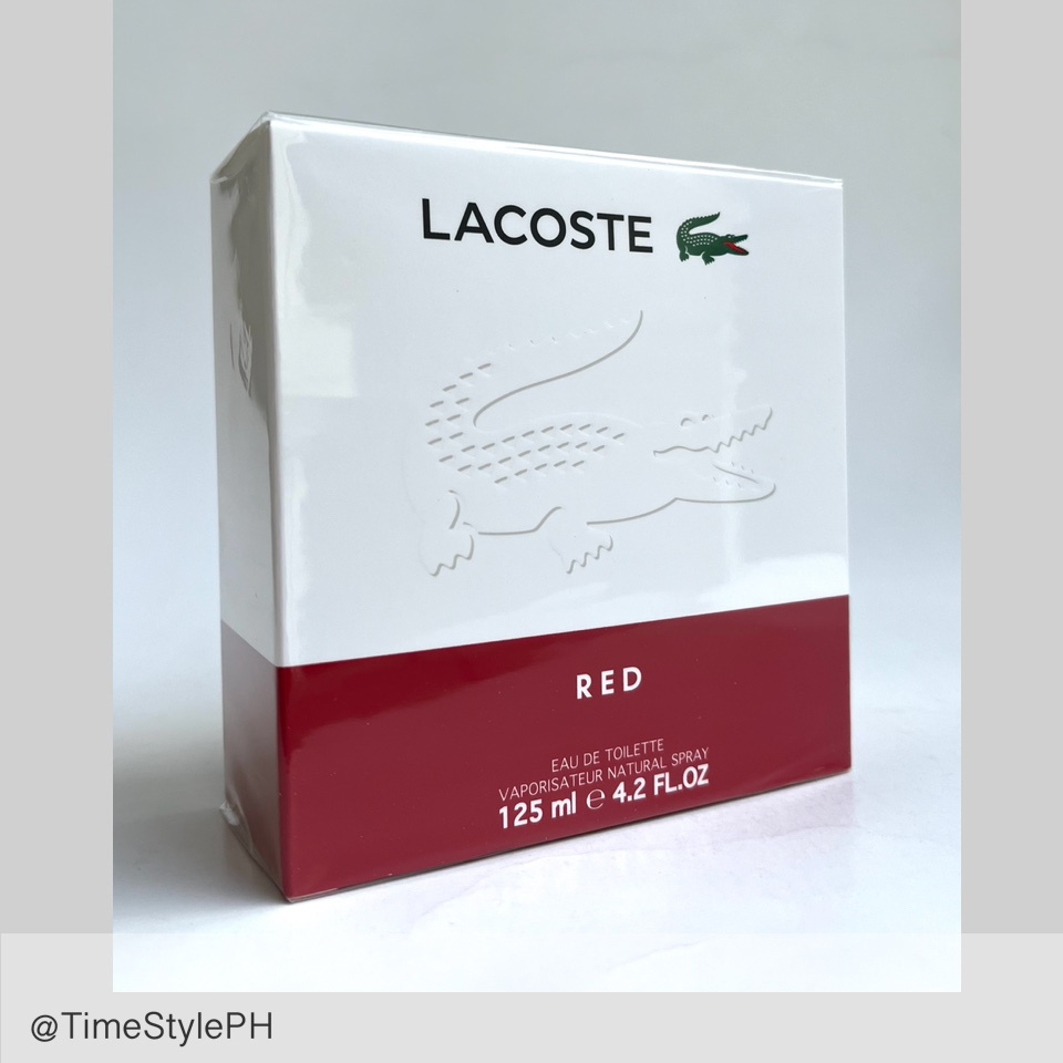 Lacoste red style in play 125ml best sale