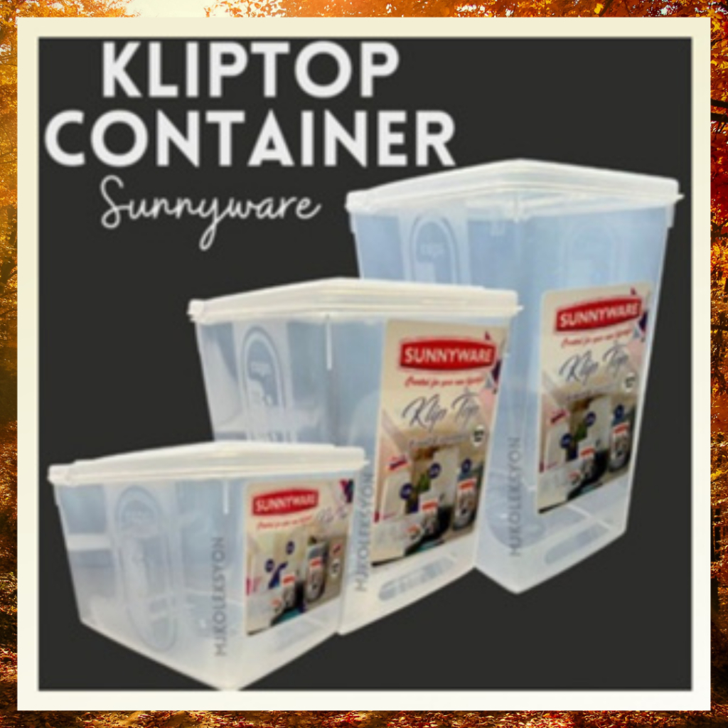 Kliptop Powder Container Sunnyware for your milktea business | Shopee ...