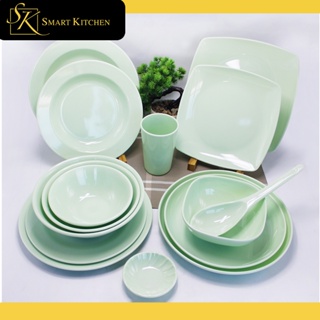 8pcs White Round Dinner Plate Soup Plate Salad Plate Pasta Plate