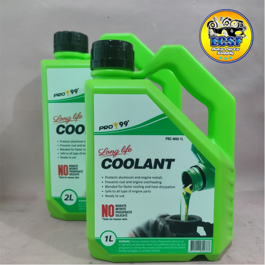 GREEN COOLANT 1L-2L PRO99 LONG LIFE | Shopee Philippines