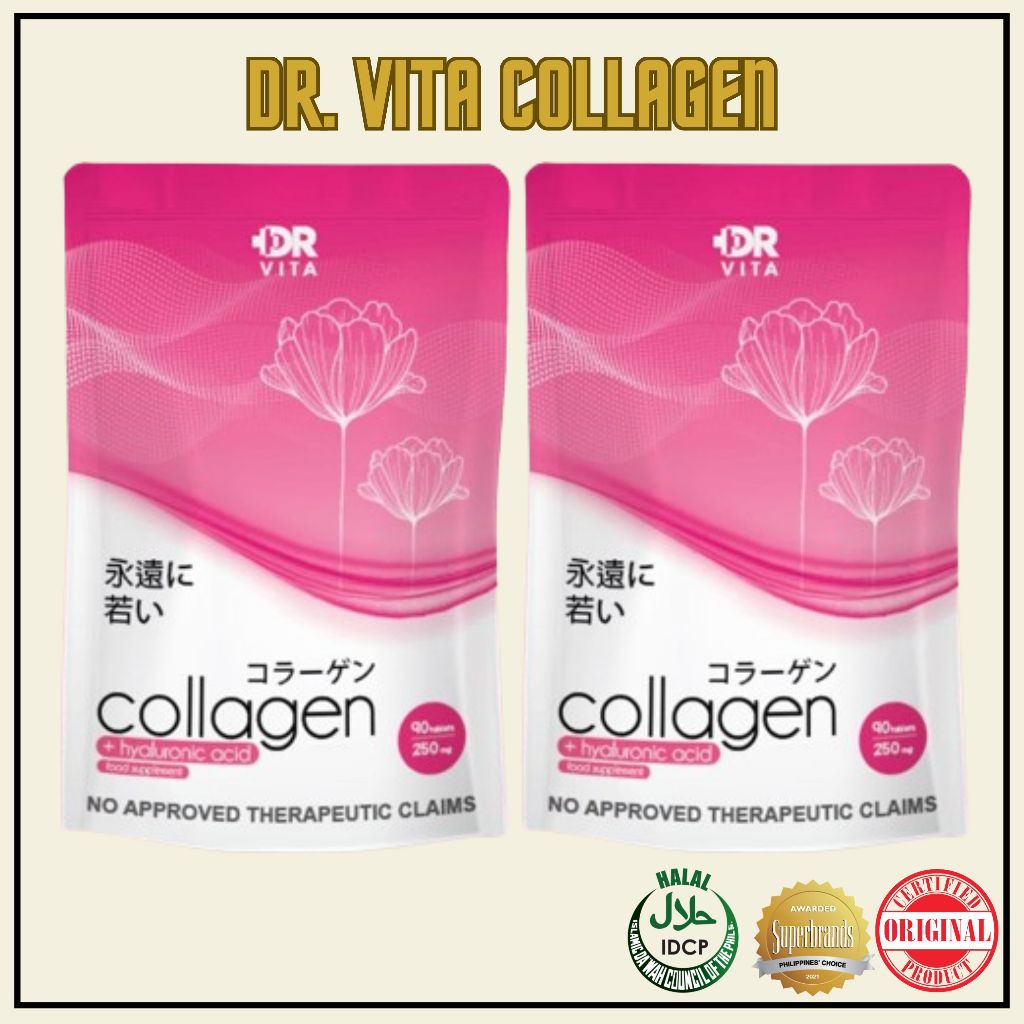 PROMO TWIN PACK Dr. Vita Collagen + Hyaluronic Acid Anti Aging and
