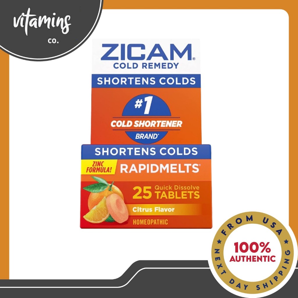 Zicam Cold Remedy for Colds and Nasal Congestion (25 Count) Citrus