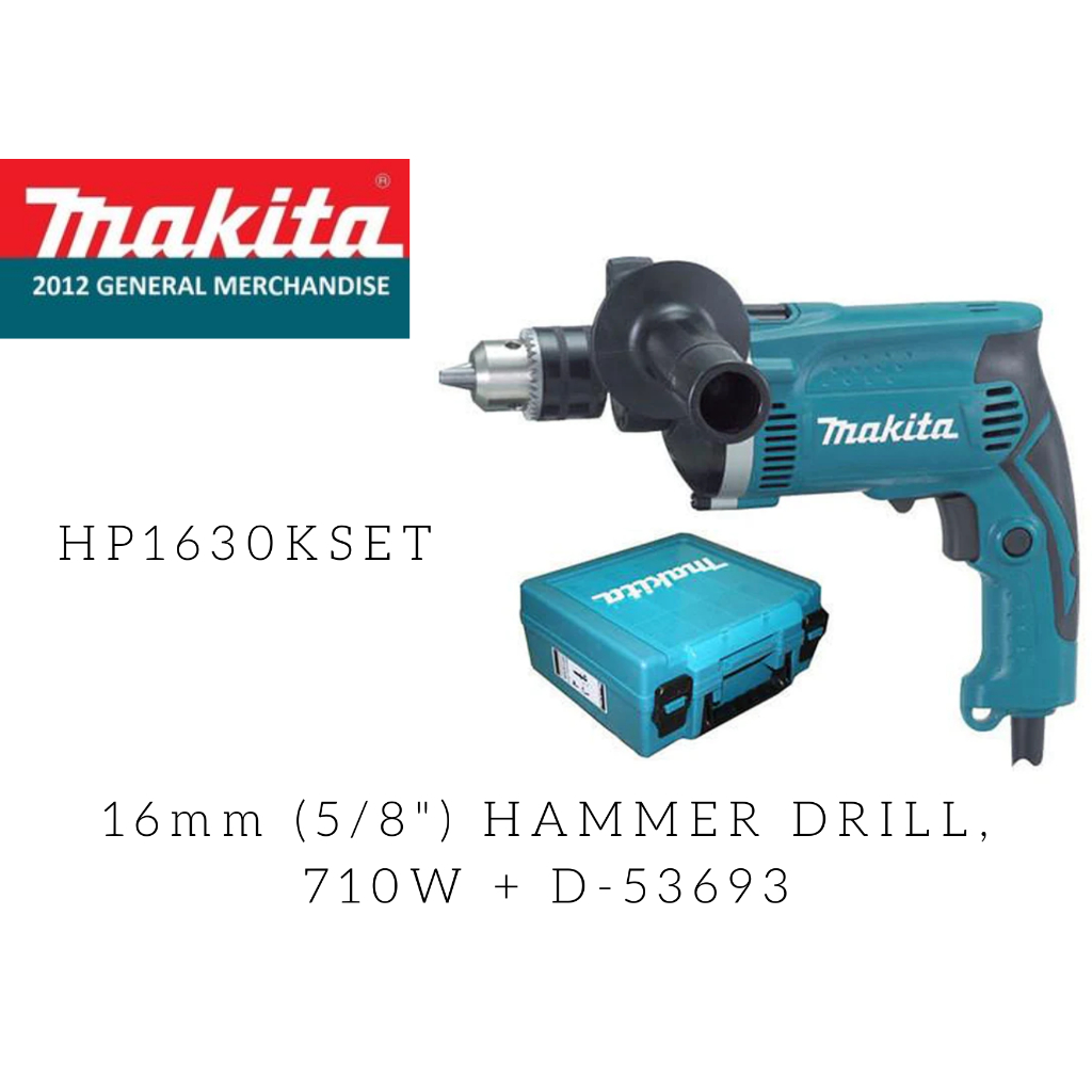 ORIGINAL Makita Hammer Drill 710W HP1630KSET (ASIATOOL) Shopee Philippines