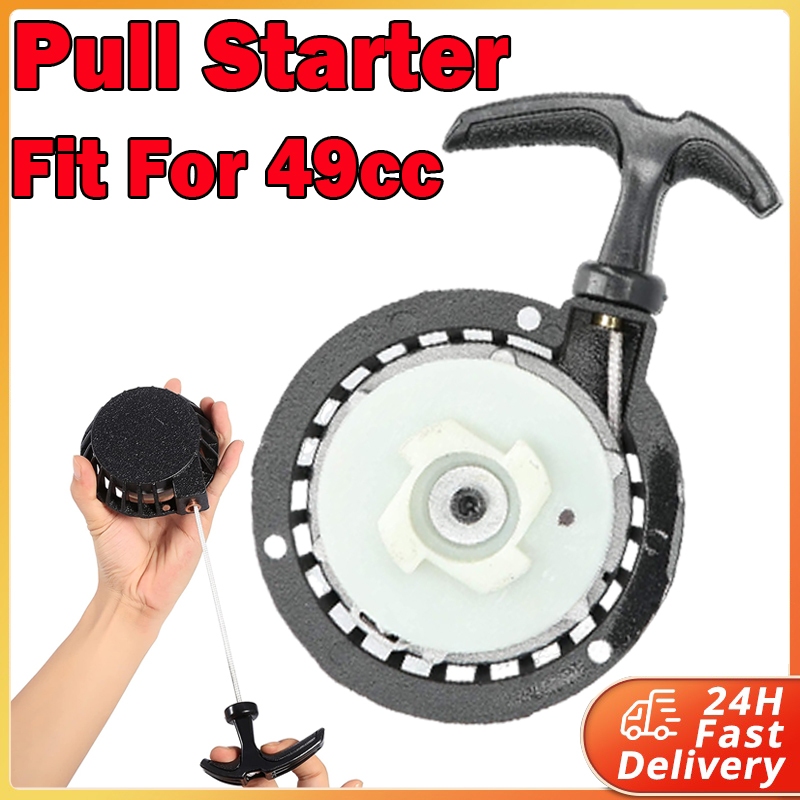 Démarreur à Cordon (Pull Starter) En Alliage – Pour Mini Moto, Quad, Pocket Bike 49cc – Remplacement