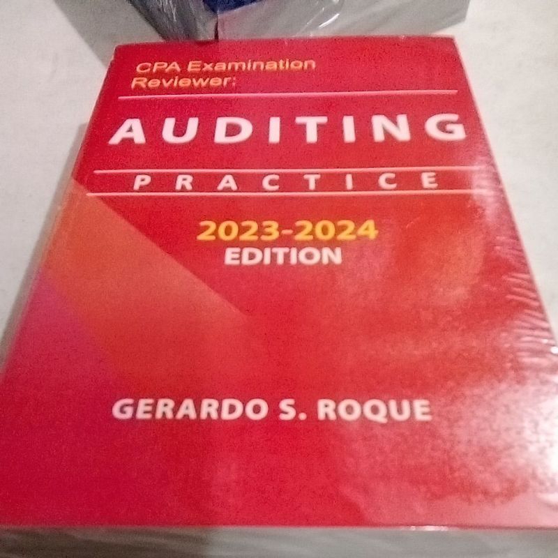 cpa examination reviewer Auditing practice 20232024 edition (roque