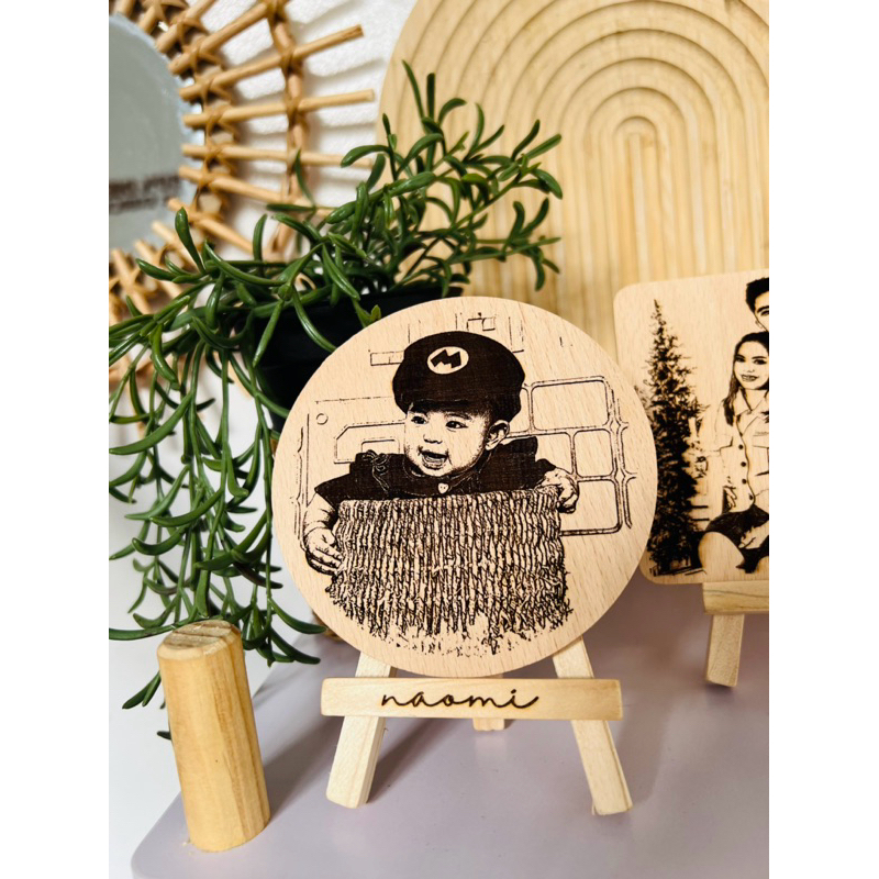 Personalized Mini Portrait With Stand or Ref Magnet | Shopee Philippines