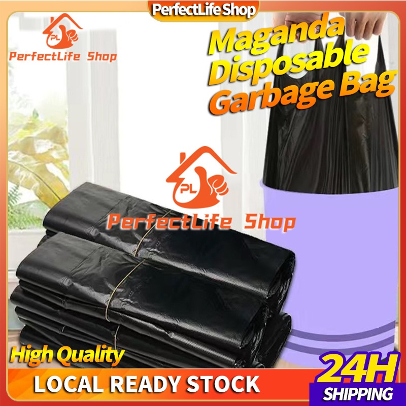 PL Bin Bag Garbage Bag Trash Bag Drawstring Garbage Bag Disposable ...