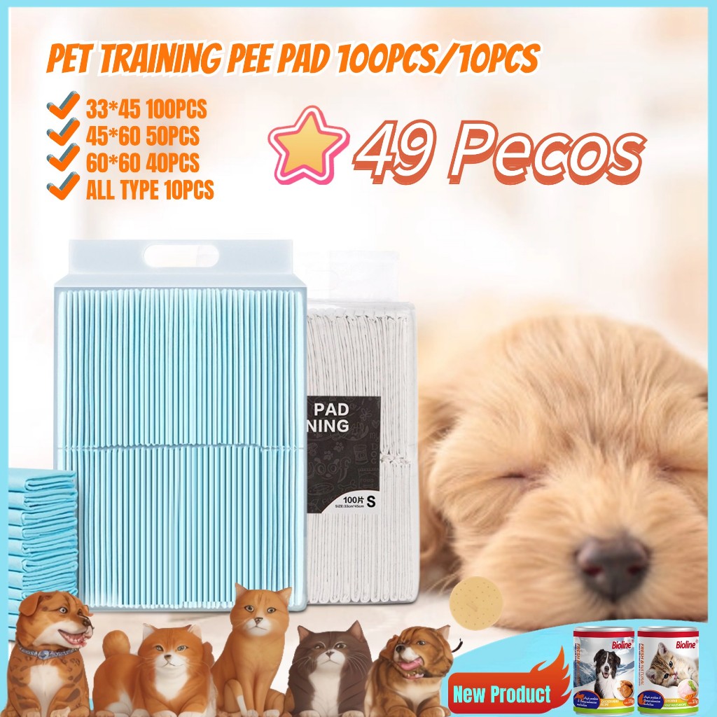 Dog Pee Pads Training Pads Per Pack Pet Wee Pads Pack (100pcs