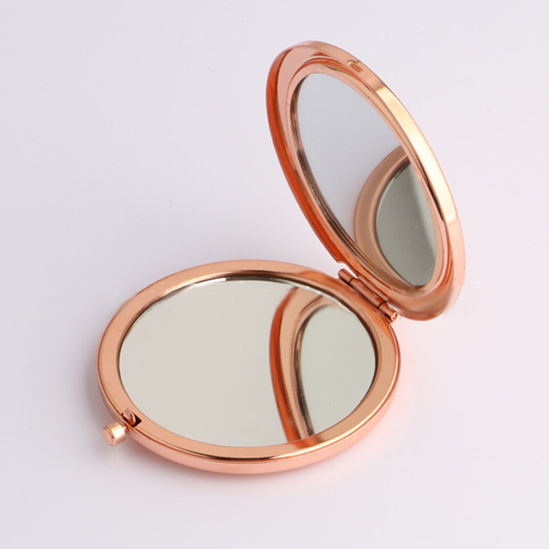 Foldable Handheld Double-Sided Mirror Metal Compact Mirror | Perfect ...
