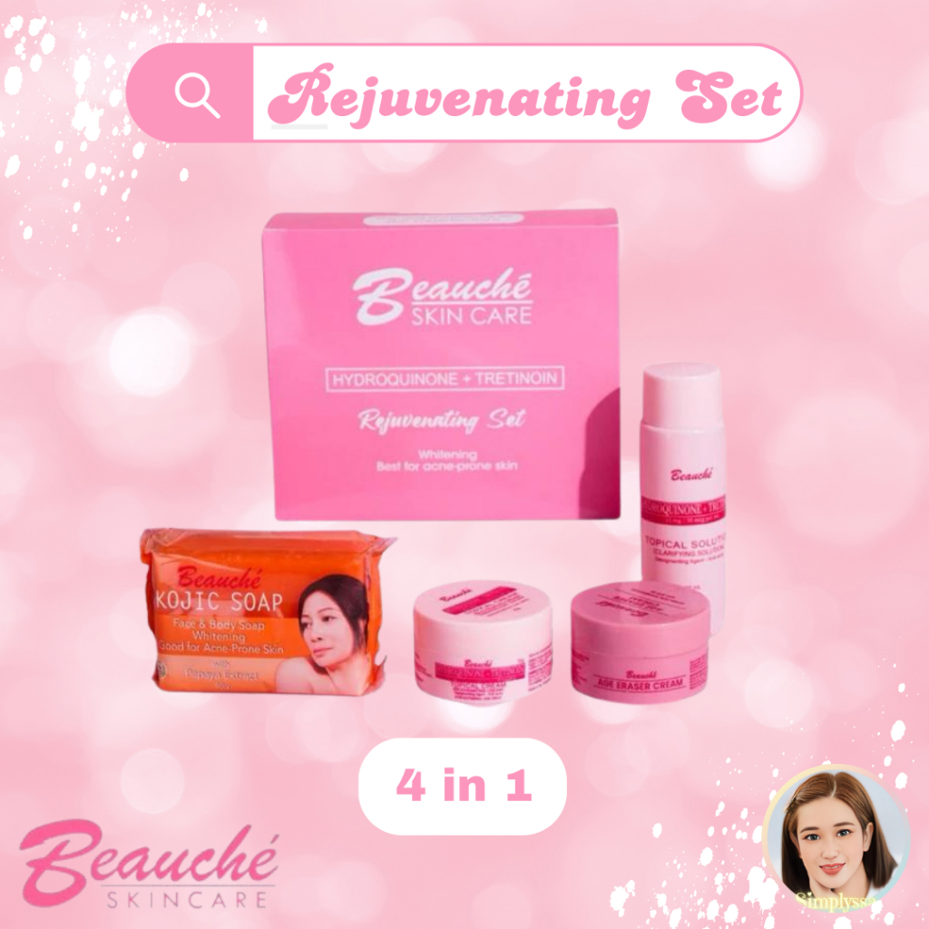 Beauche Skin Care Rejuvenating Set Old or New Packaging (Both Are in