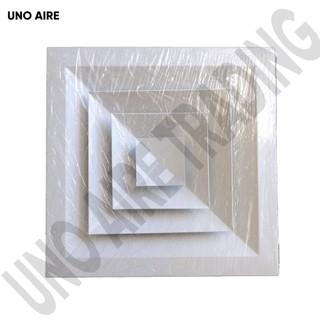 Four Way Diffuser Grille Different Sizes Square Ceiling Diffuser Louver ...