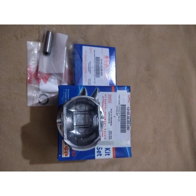 Genuine Piston set For Suzuki RaiderJ115FI(Rebore .50) Shopee Philippines