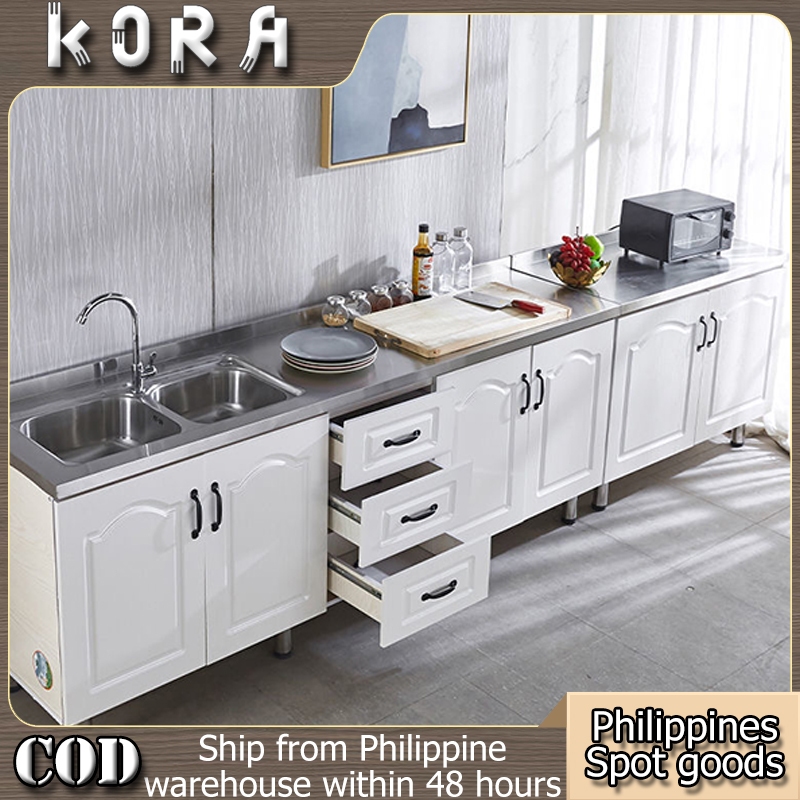 Koro Stainless Steel Cabinet Kitchen Cabinet Sink Cabinet gas stove ...