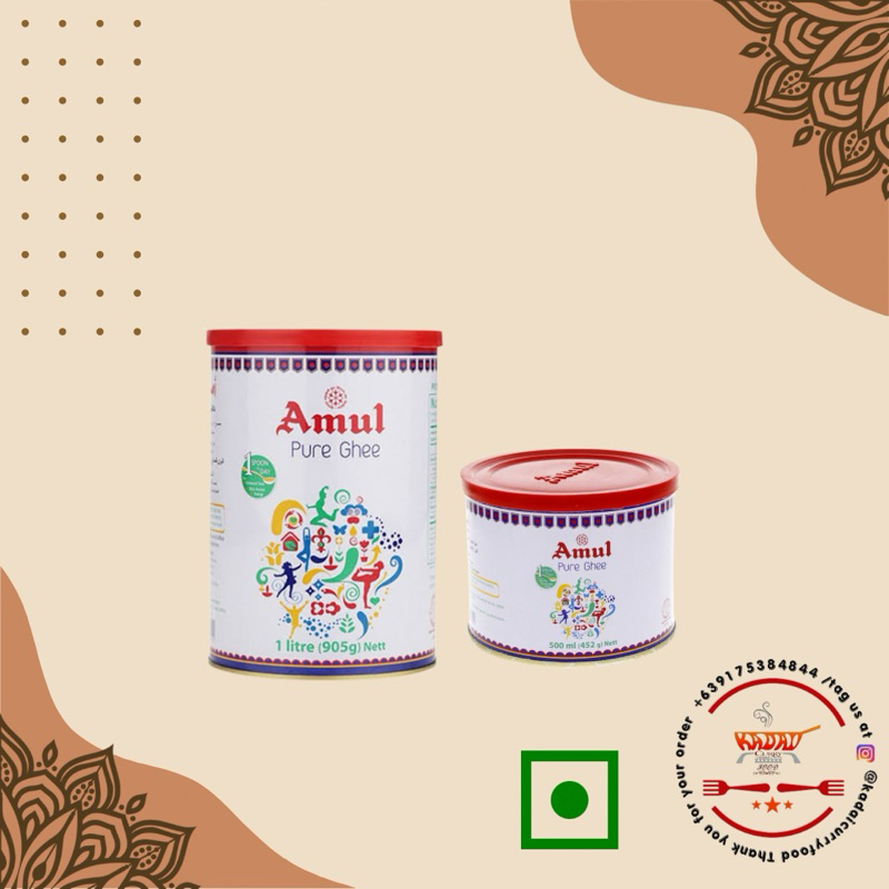 Amul Ghee 500ml / 1L (Clarified Butter) | Shopee Philippines