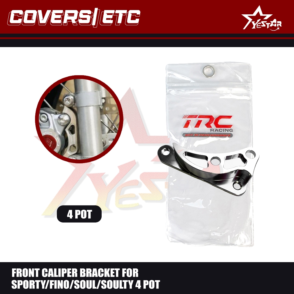 Yestar Racing Pot Mio Sporty Mio Amore Soulty Fino Soul Cnc Brake Caliper Bracket