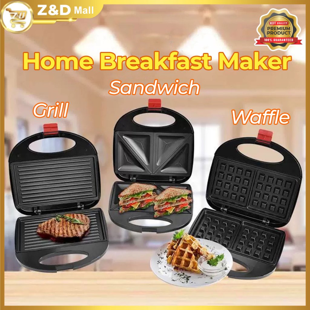 Home Breakfast Maker Sandwich Maker Waffle Maker Grill Maker Z&D Mall ...