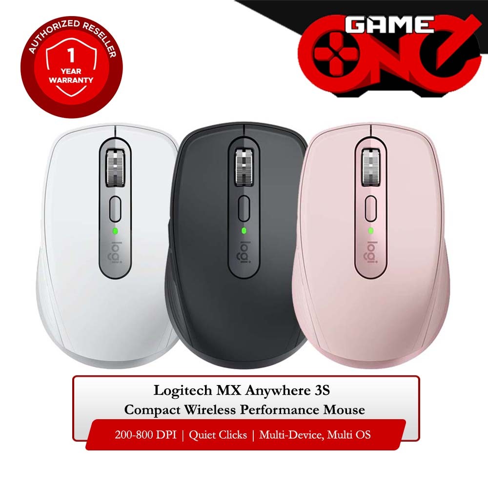 Logitech MX Anywhere 3S Compact Wireless Performance Customizable ...