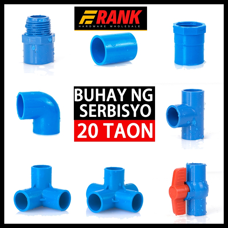 pvc elbow 1/2 pvc fittings 3 4 1in coupling 20mm 25mm 32mm Shopee