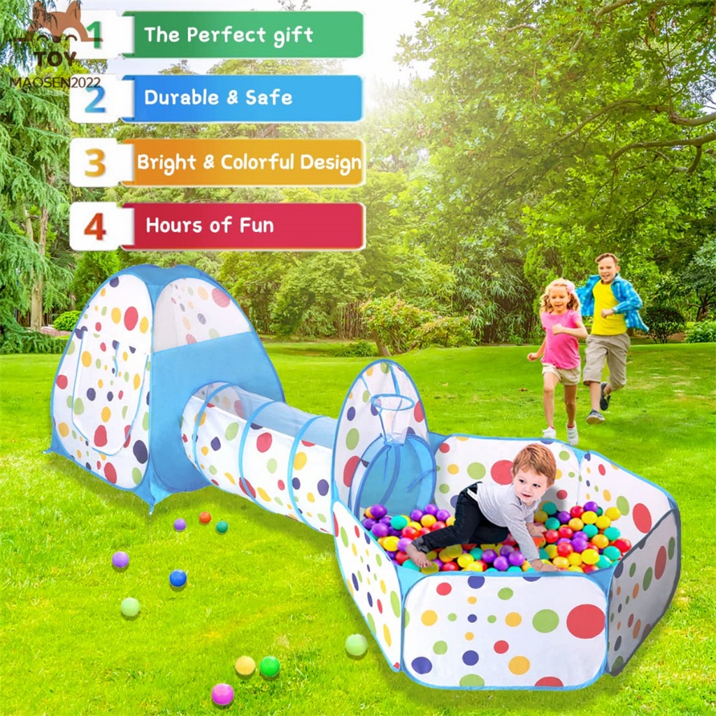 3 in 1 Portable Children's Tent Toys Camping Tent Outdoor Play House ...