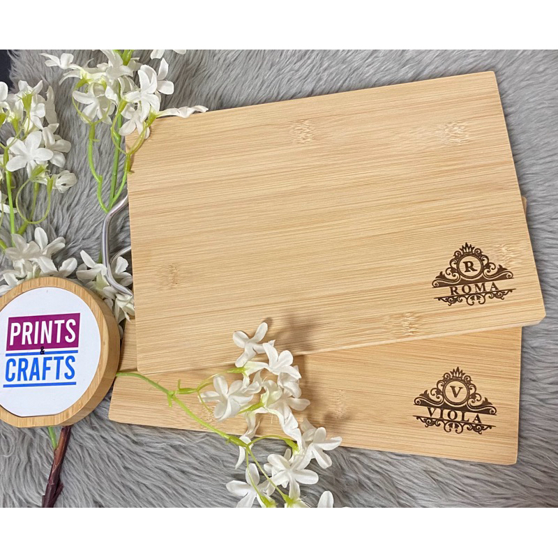 Personalized Laser Engraved Bamboo Chopping Board | Shopee Philippines