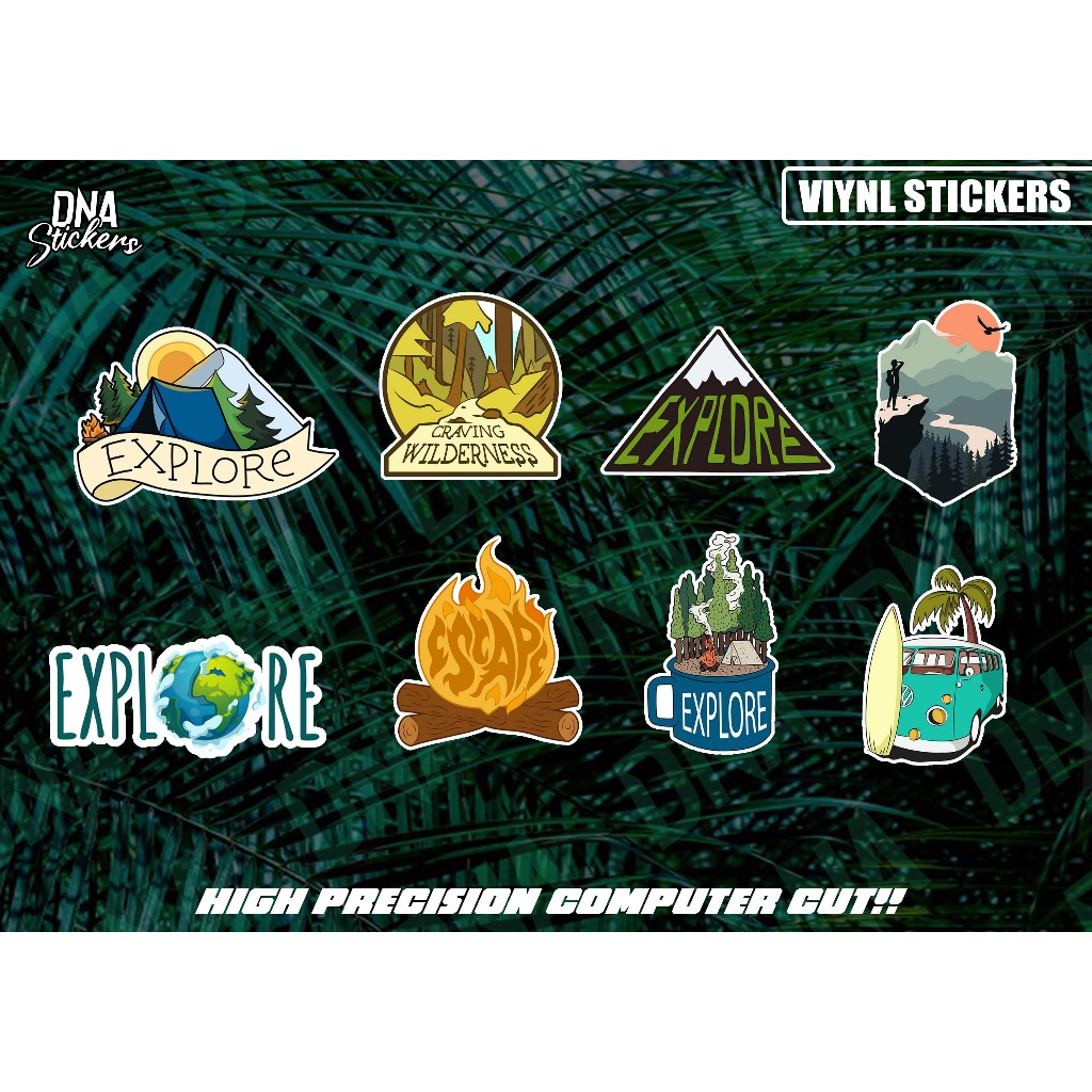 ADVENTURERS STICKER PACK (8 pcs) | Shopee Philippines