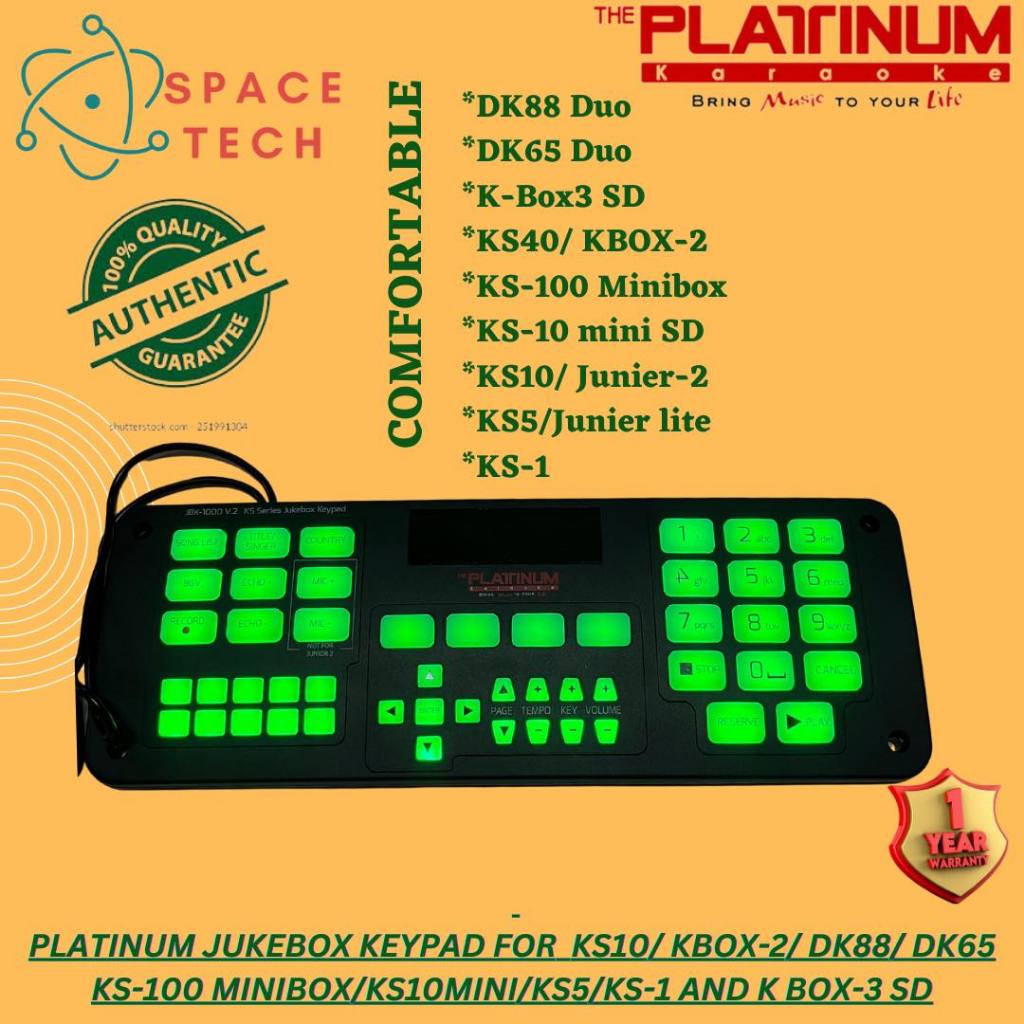 Platinum Jukebox keypad KS Series | Shopee Philippines