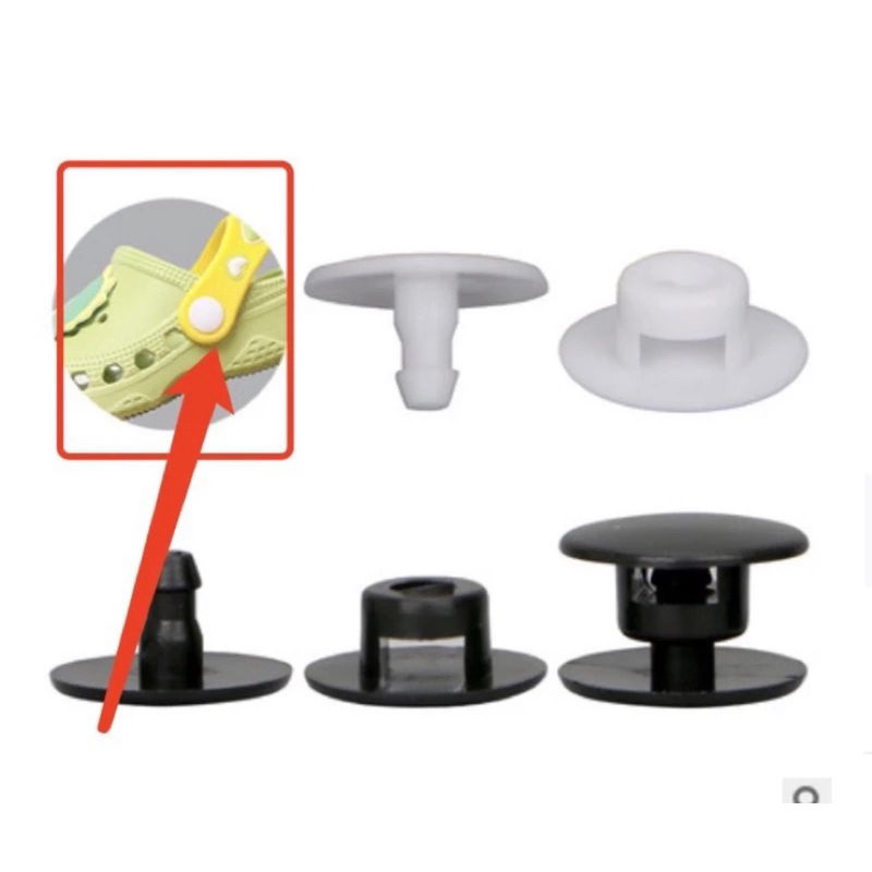 Crocs Revit side Button replacement 4pcs 2pair | Shopee Philippines