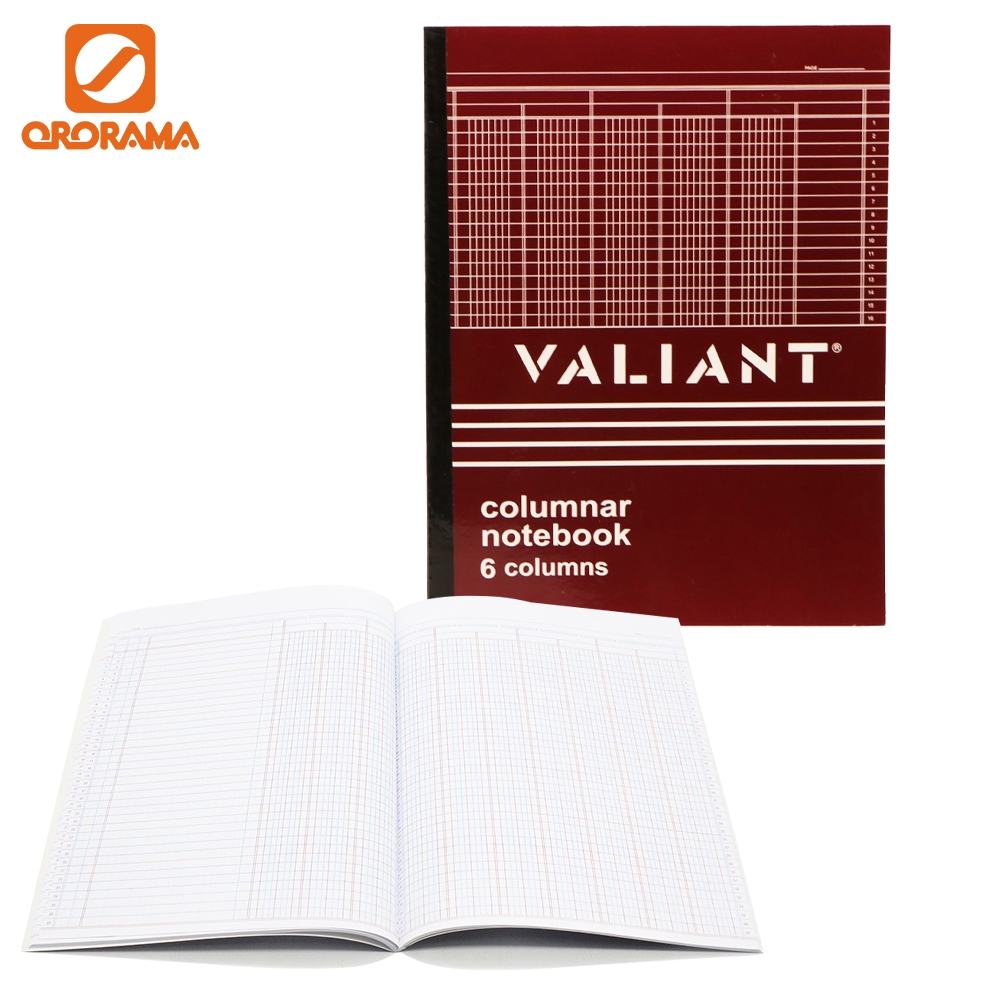 Columnar Notebook Brand Valiant Columnar Notebook 6 Columns Accounting