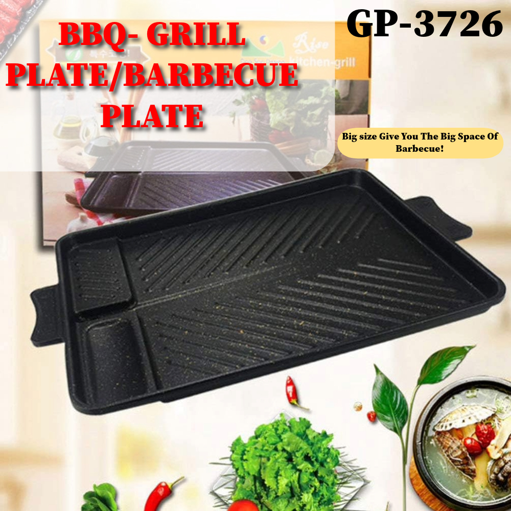 BBQ Grilling BBQ Portable Hotplate Smokeless Griddle Plate Cooking Food