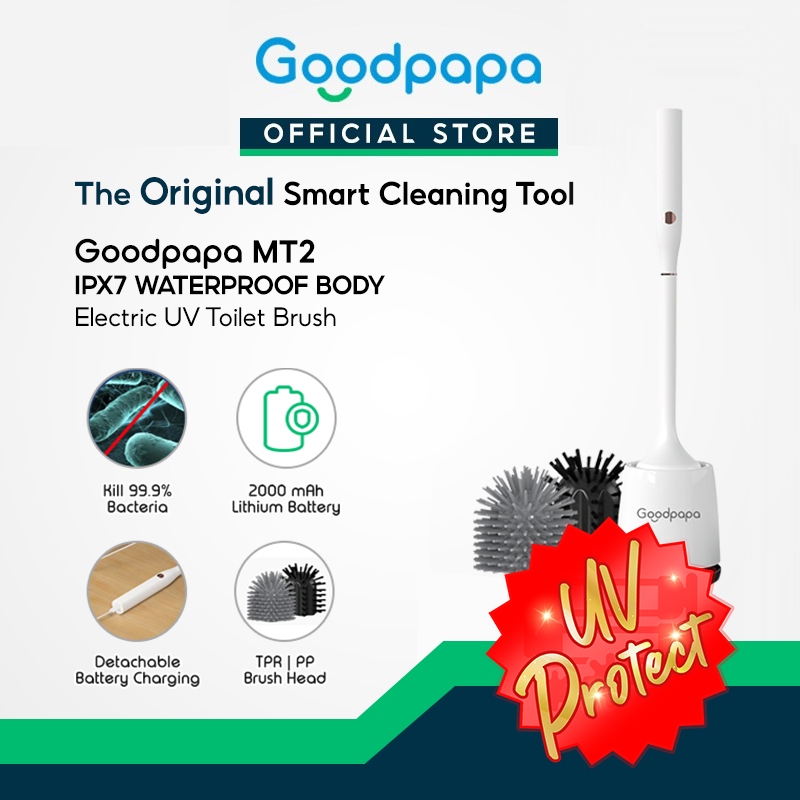 Goodpapa Smart UV Toilet Brush , Electric Self Cleaning Brush