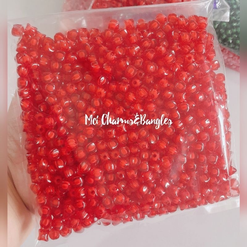 RED Balimbing Sago beads 8mm/10mm/12mm Diy making 250g (1Pack) | Shopee ...