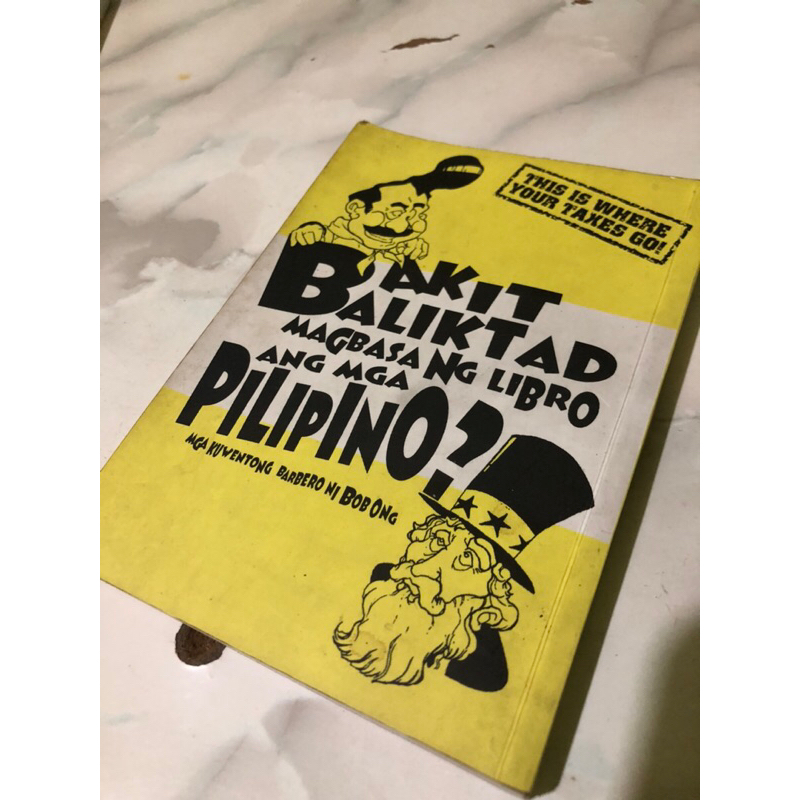 Bakit Baliktad Magbasa Ng Libro Ang Mga Pilipino By Bob Ong Shopee