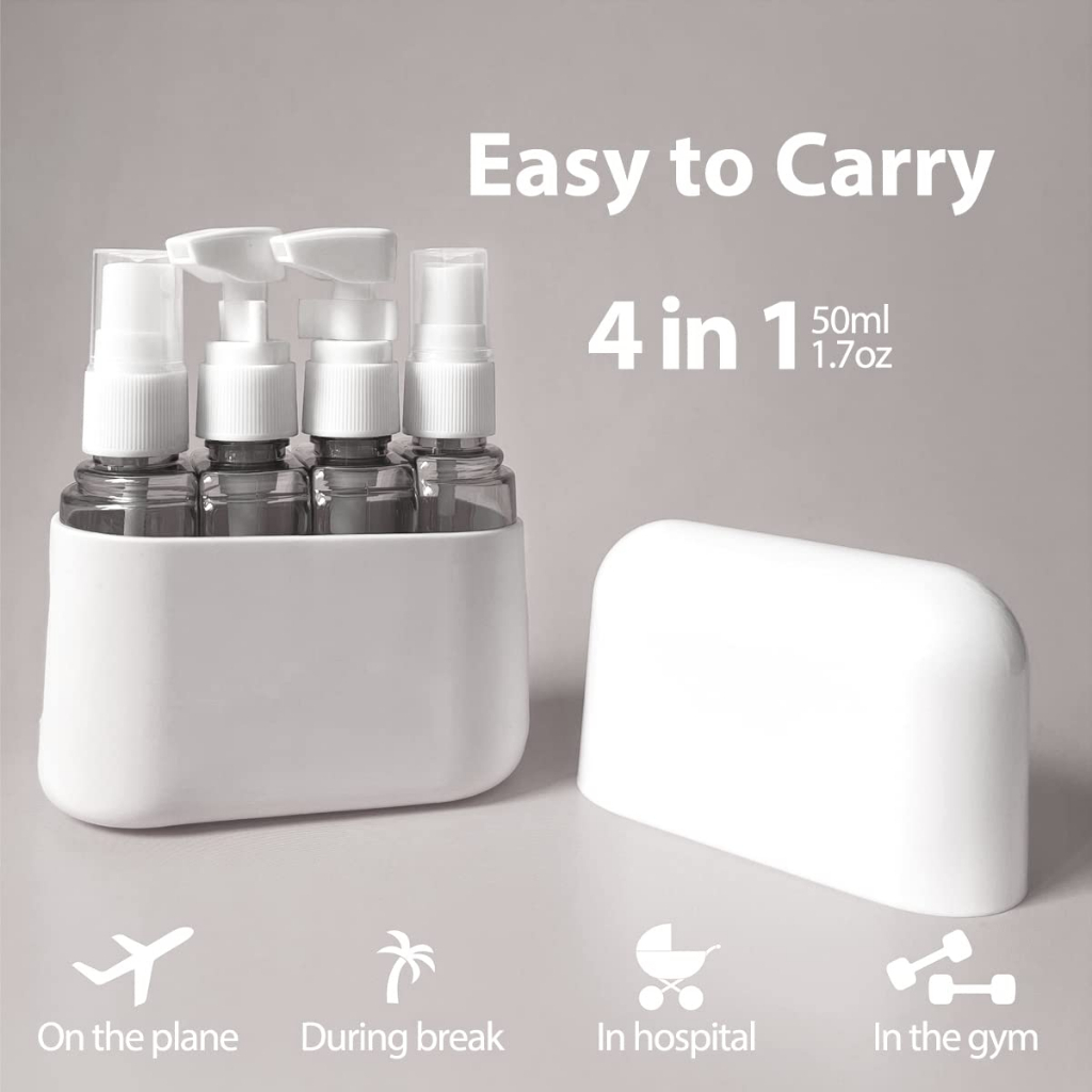 Travel Portable Set travel kit bottle Cosmetics Shampoo Shower Gel Full ...