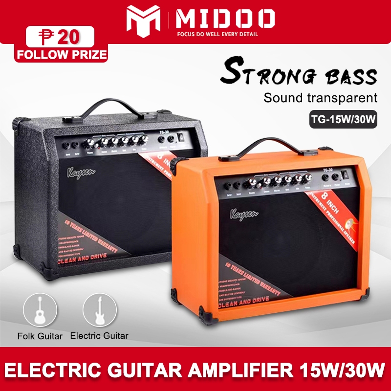 MIDOO TG-30W,15W Electric Guitar Amplifier with speaker Electric Guitar ...
