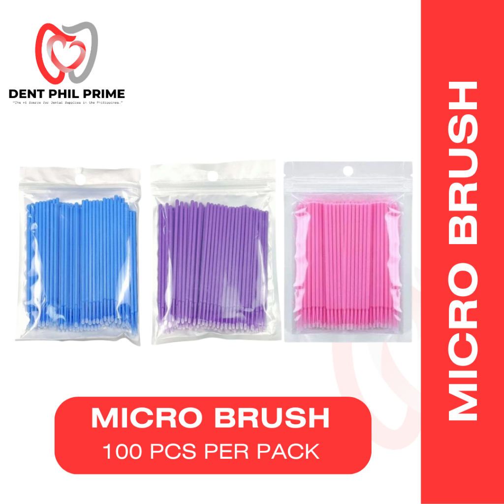 Spazzolini Monouso Dentali 100 Applicatori Monouso Micro Spazzolino Da Denti - Per Materiali Dentali (Vari Spessori) Disposable Hero - Foto 5