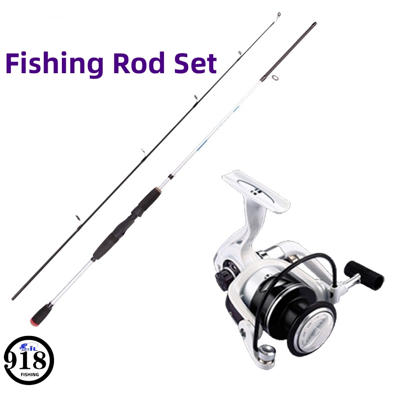 Fishing Rod Set Metal Fishing Boat White M Adjustable Sub Rod Powerful ...