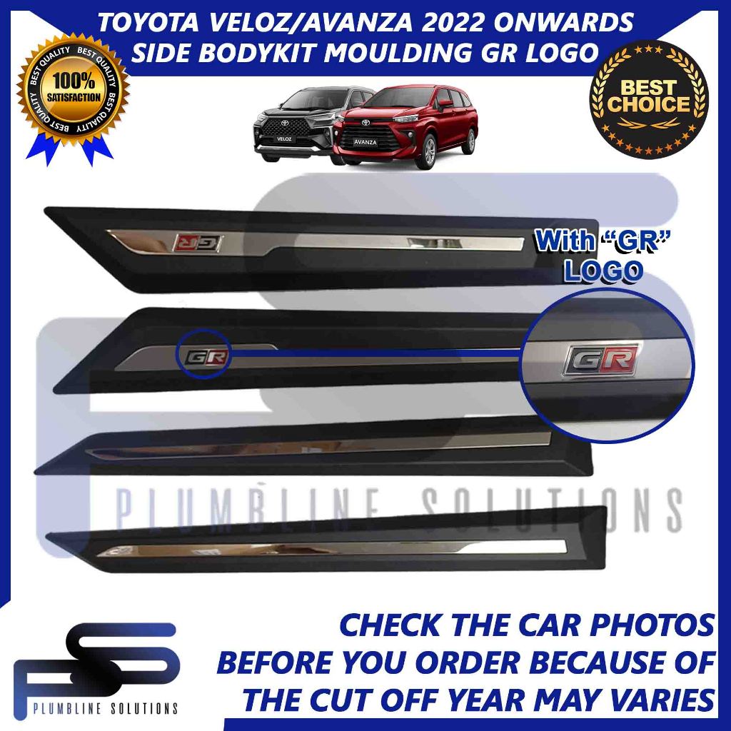 Side Body Moulding for Toyota Veloz GR 2022 Onwards Side Body Kit