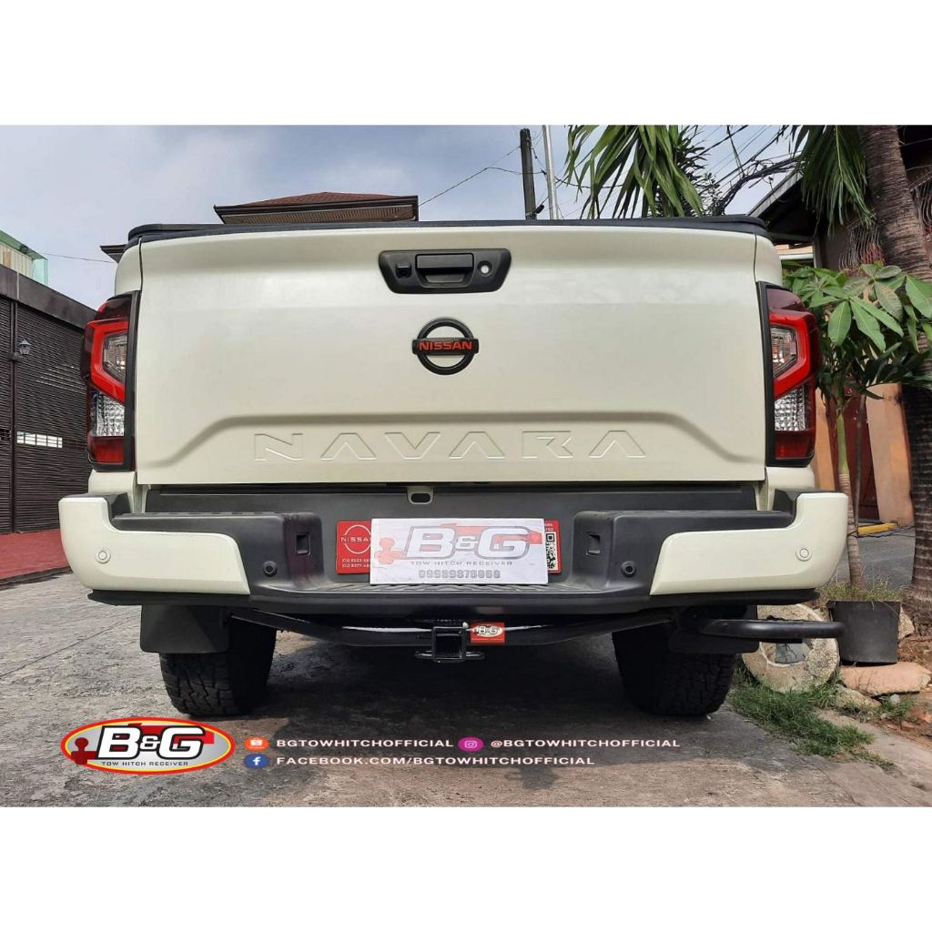 B&G Tow Hitch Receiver Nissan Navara with free hitch cover Shopee