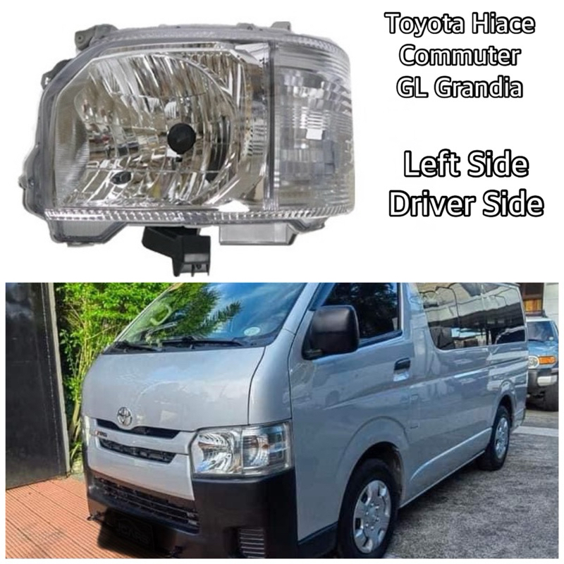 Toyota Hiace Commuter GL Grandia Decontent 2014 2024 Head Light Left