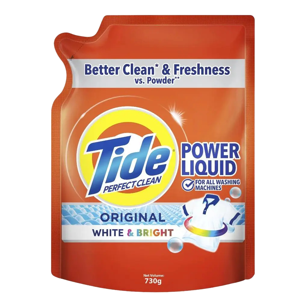 Tide Perfect Clean BRILLIANT WHITES Liquid Laundry Detergent REFILL ...