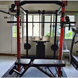 Smith Machine Comprehensive Training Equipment Set Multi-Functional Gantry  Fitness Home Squat Bench Press Combination - China Smith Machine and Gym  Machine price