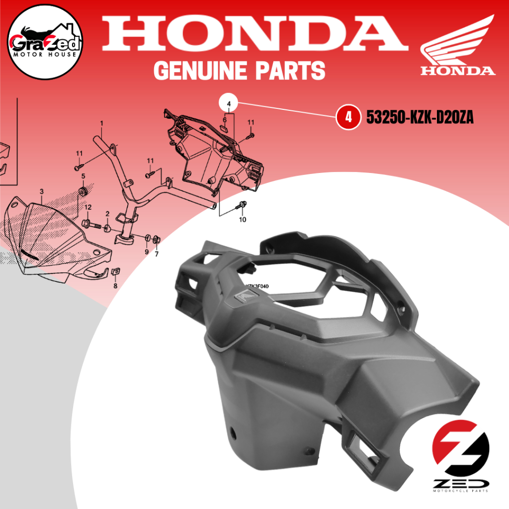 Honda dio handle cover sale