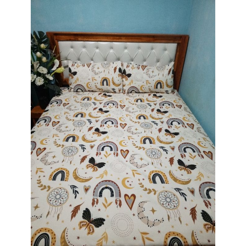 Fully Garterize Rainbow Mandala 100 Premium Canadian Cotton Bedsheets