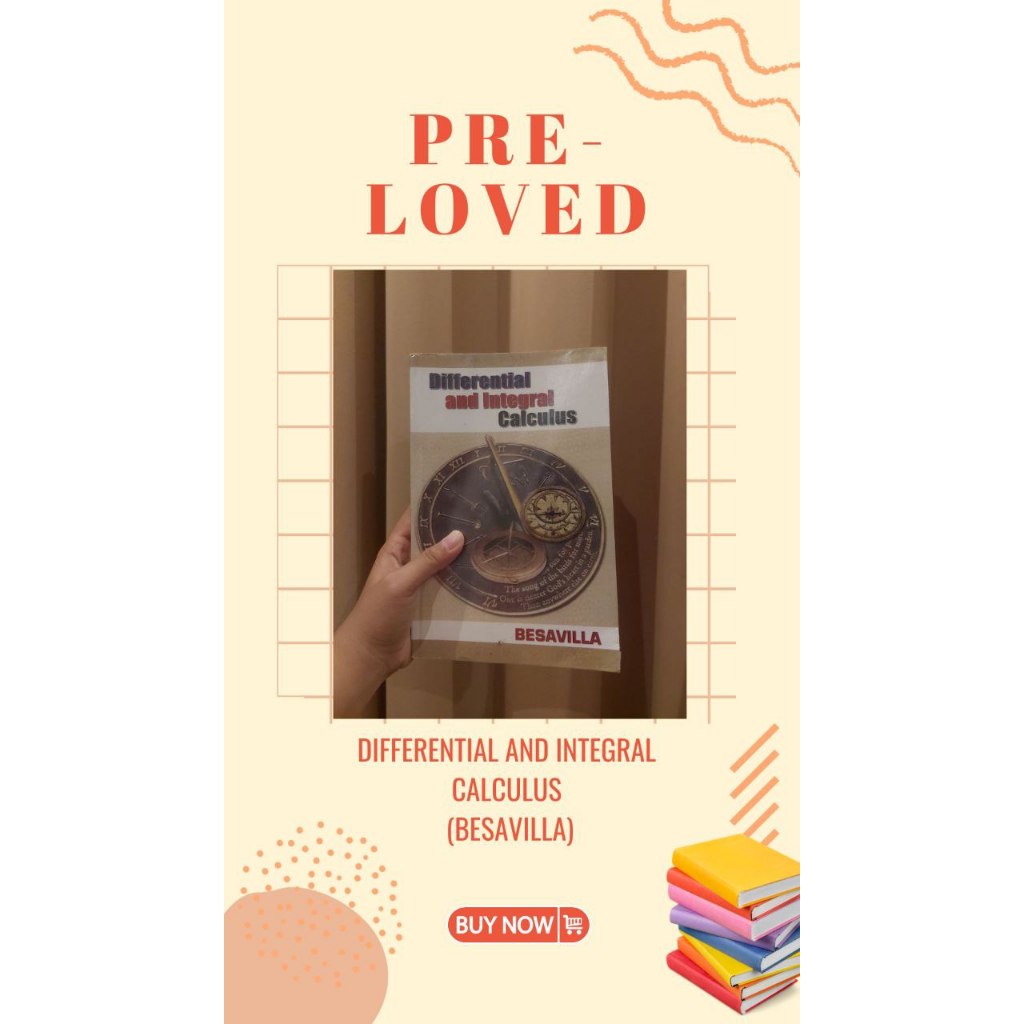 Differential and Integral Calculus by Besavilla Shopee Philippines