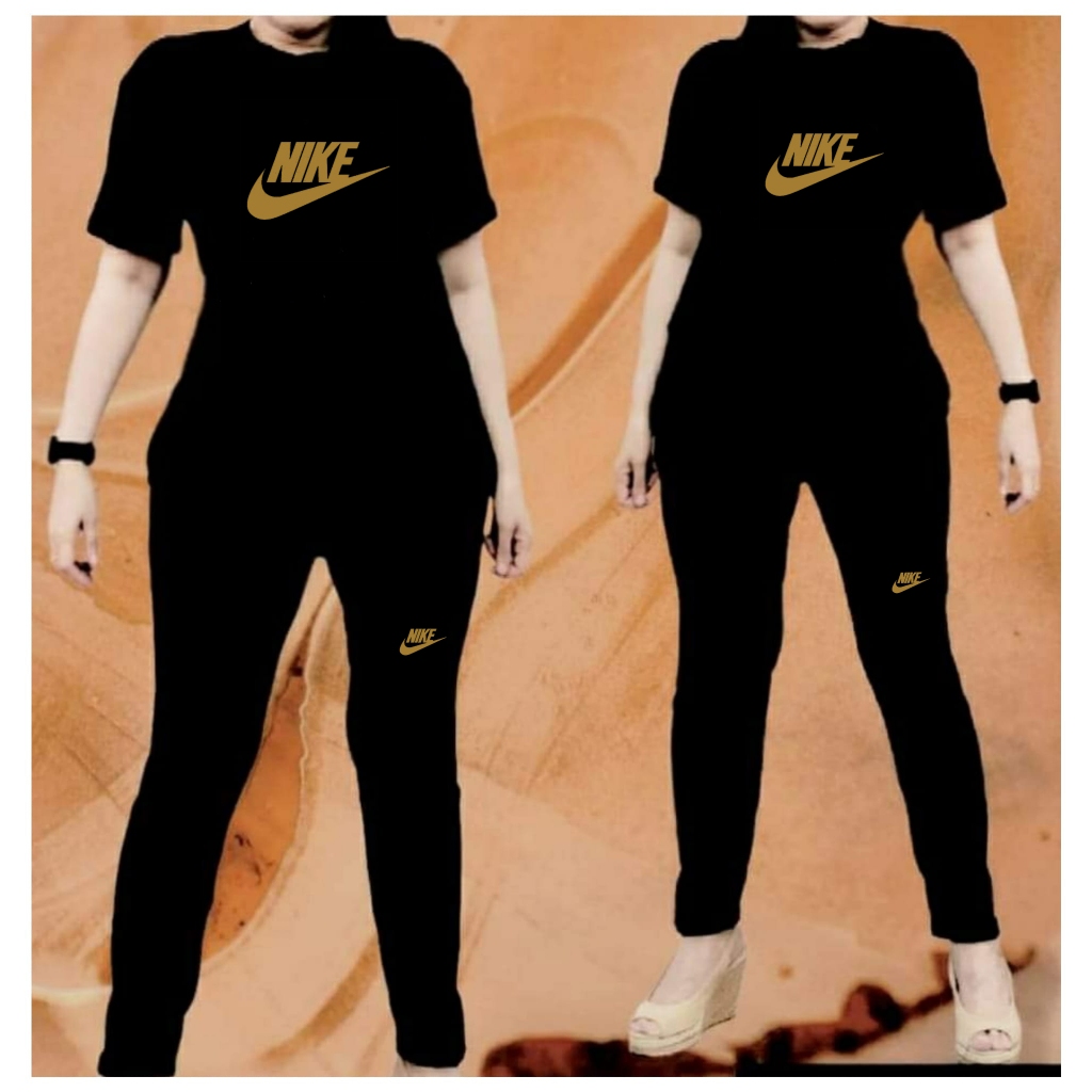Plus Size Yayamanin Black Tshirt Leggings Terno for Zumba (XL-3XL
