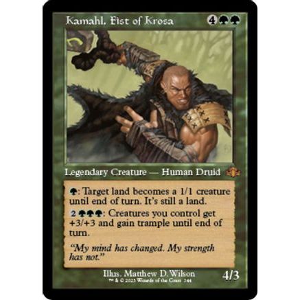 Kamahl, Fist of Krosa (Retro Frame) - Dominaria Remastered (DMR) MTG ...