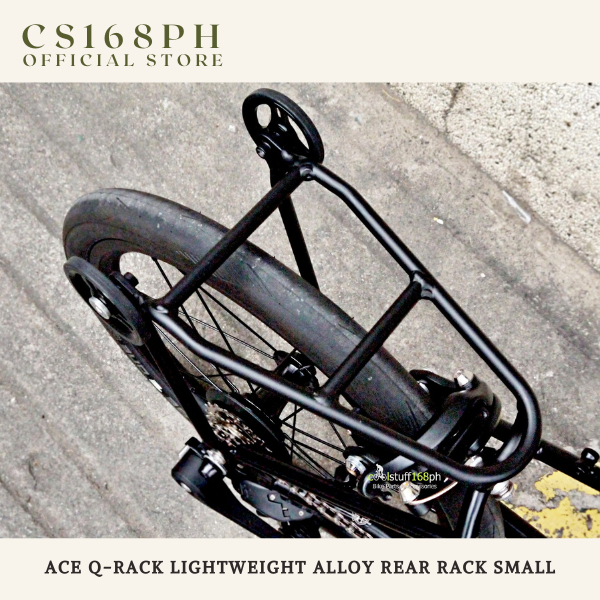 CS168ph Ace Q Rack Small Lightweight Alloy Rear Rack for Brompton Pikes ...